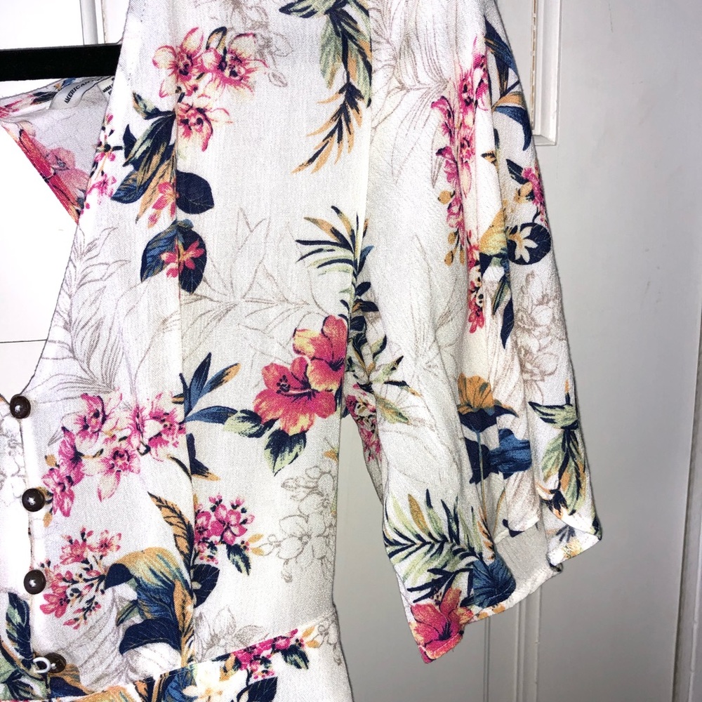 AEO floral romper dress